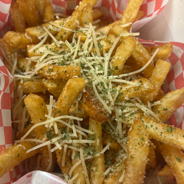 Garlic Parm Fries.